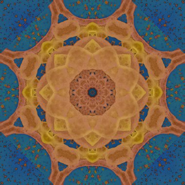 Kusursuz desen. Çiçek süsleri. Geometrik desenler