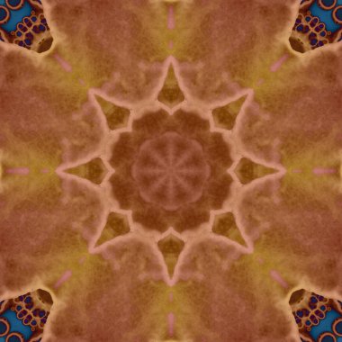 Kusursuz desen. Çiçek süsleri. Geometrik desenler