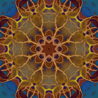 Kusursuz desen. Çiçek süsleri. Geometrik desenler