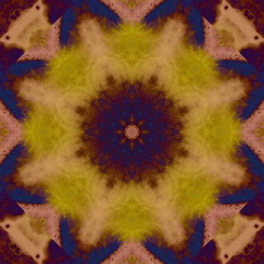 Kusursuz desen. Çiçek süsleri. Geometrik desenler