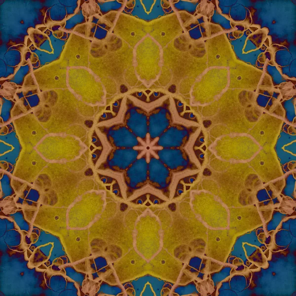 Απρόσκοπτο Μοτίβο Στολίδια Λουλουδιών Γεωμετρικά Σχήματα — Φωτογραφία Αρχείου