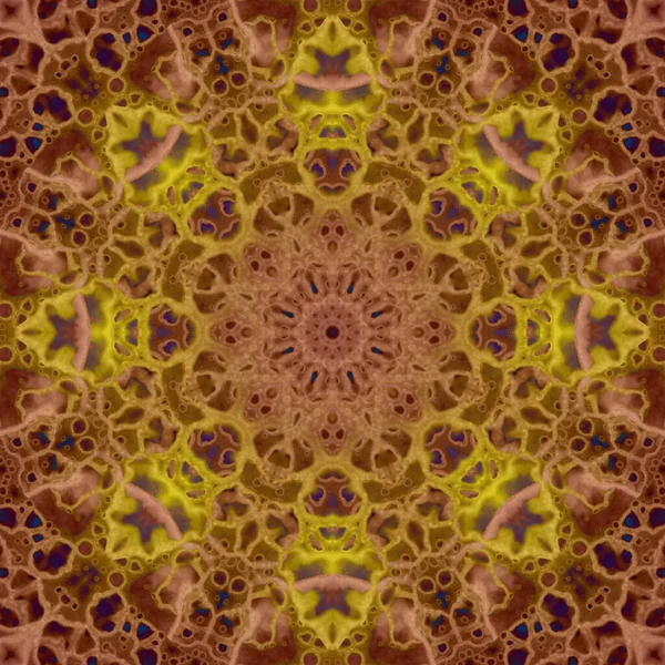 Бесшовный Шаблон Цветочные Украшения Геометрические Узоры — стоковое фото