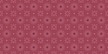Kusursuz desen. Kırmızı arka plan. Pembe desen