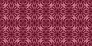 Kusursuz desen. Kırmızı arka plan. Pembe desen