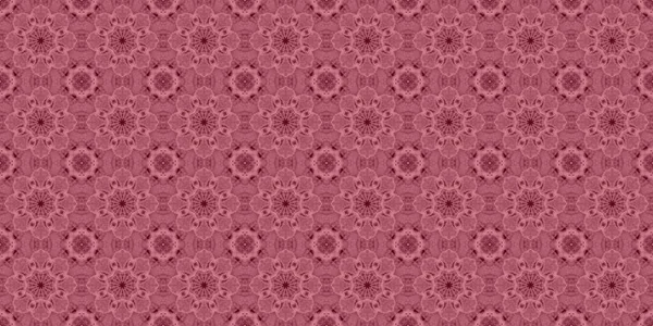 Zökkenőmentes Minta Vörös Háttér Rózsaszín Textúra — Stock Fotó
