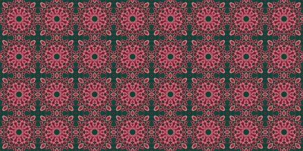 Seamless Pattern Red Background Pink Texture — Stockfoto