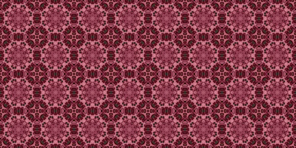 Seamless Pattern Red Background Pink Texture — ストック写真