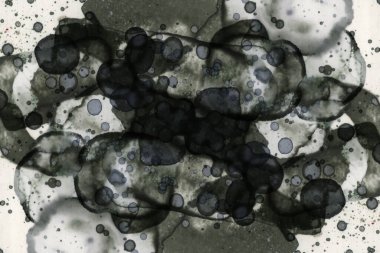 Soyut alkolik mürekkep dokusu. Lekelerden soyutlama. Duman ve kabarcıklar. Moda arkaplanı.