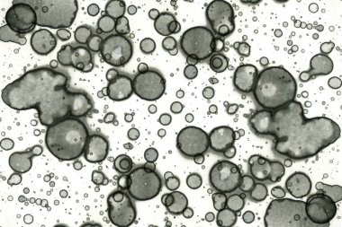 Soyut alkolik mürekkep dokusu. Lekelerden soyutlama. Duman ve kabarcıklar. Moda arkaplanı.