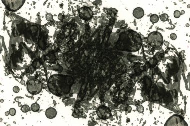 Soyut alkolik mürekkep dokusu. Lekelerden soyutlama. Duman ve kabarcıklar. Moda arkaplanı.