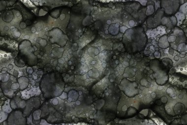 Soyut alkolik mürekkep dokusu. Lekelerden soyutlama. Duman ve kabarcıklar. Moda arkaplanı.