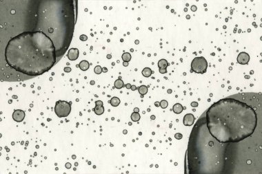 Soyut alkolik mürekkep dokusu. Lekelerden soyutlama. Duman ve kabarcıklar. Moda arkaplanı.