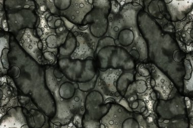 Soyut alkolik mürekkep dokusu. Lekelerden soyutlama. Duman ve kabarcıklar. Moda arkaplanı.