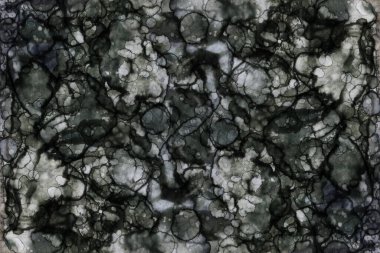 Soyut alkolik mürekkep dokusu. Lekelerden soyutlama. Duman ve kabarcıklar. Moda arkaplanı.