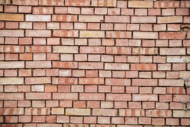 Eski bir tuğla duvarın dokusu. Eski arkaplan