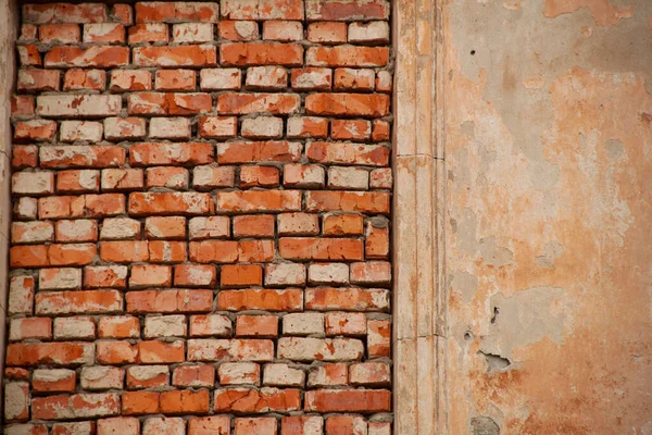 Texture Old Brick Wall Vintage Background — Foto de Stock