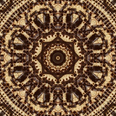 Kusursuz desen. Yoğunlaştırılmış sütle çikolatalı waffle kekinin dikişsiz dokusu. Arkaplan 