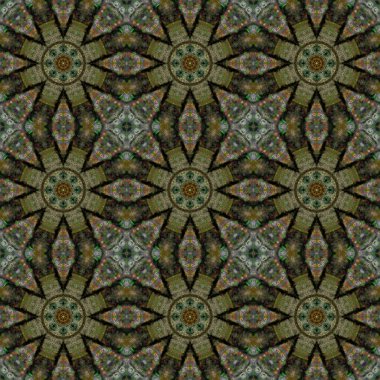 Kusursuz desen. Baskı ve dekorasyon için geometrik desen. Kaleydoskop dokusu