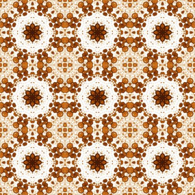 Kusursuz desen. Baskı ve dekorasyon için geometrik desen. Kaleydoskop dokusu