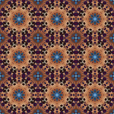 Seamless pattern. Geometric pattern for printing and decoration. Kaleidoscope texture