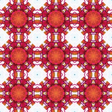 Kusursuz desen. Baskı ve dekorasyon için geometrik desen. Kaleydoskop dokusu