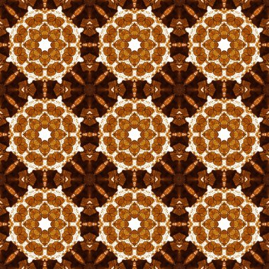 Kusursuz desen. Baskı ve dekorasyon için geometrik desen. Kaleydoskop dokusu