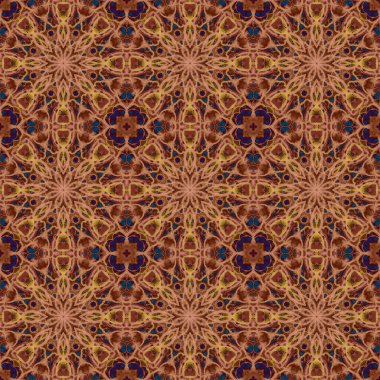 Kusursuz desen. Baskı ve dekorasyon için geometrik desen. Kaleydoskop dokusu