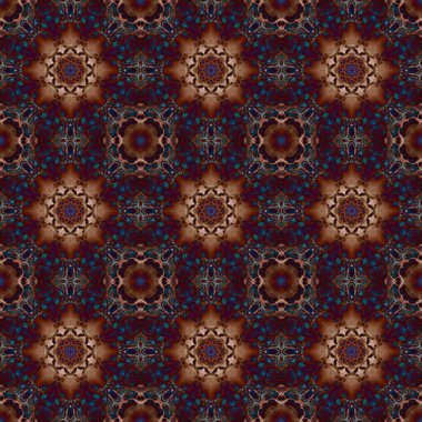 Kusursuz desen. Baskı ve dekorasyon için geometrik desen. Kaleydoskop dokusu