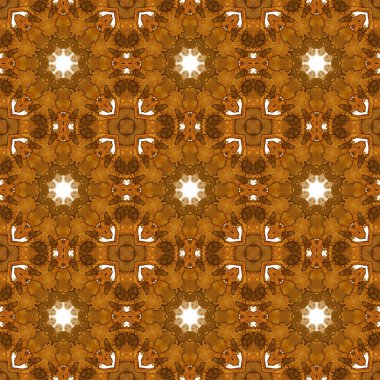 Kusursuz desen. Baskı ve dekorasyon için geometrik desen. Kaleydoskop dokusu