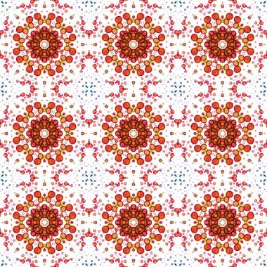 Kusursuz desen. Baskı ve dekorasyon için geometrik desen. Kaleydoskop dokusu