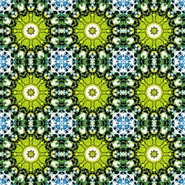 Kusursuz desen. Baskı ve dekorasyon için geometrik desen. Kaleydoskop dokusu