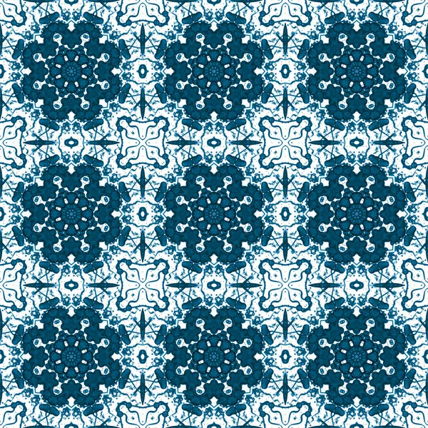 Seamless Pattern Geometric Pattern Printing Decoration Kaleidoscope Texture — 스톡 사진