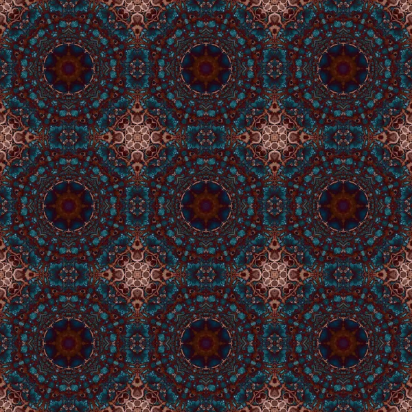 Seamless Pattern Geometric Pattern Printing Decoration Kaleidoscope Texture — Zdjęcie stockowe