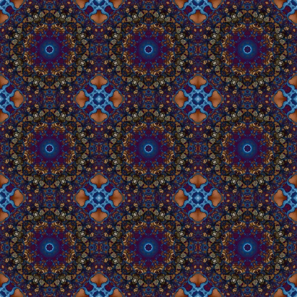 Seamless Pattern Geometric Pattern Printing Decoration Kaleidoscope Texture — Zdjęcie stockowe