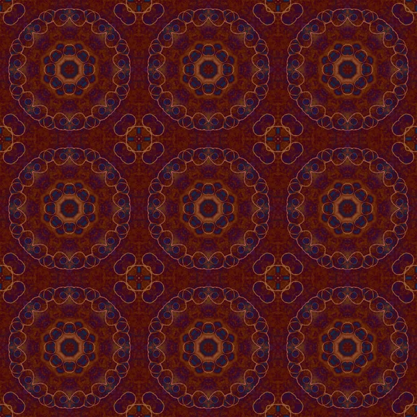 Seamless Pattern Geometric Pattern Printing Decoration Kaleidoscope Texture — 스톡 사진