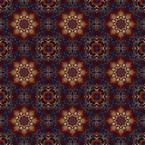 Seamless Pattern Geometric Pattern Printing Decoration Kaleidoscope Texture —  Fotos de Stock
