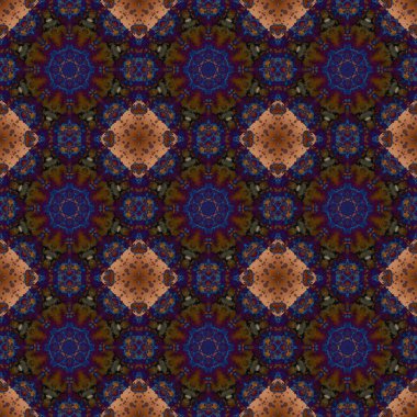 Kusursuz desen. Baskı ve dekorasyon için geometrik desen. Kaleydoskop dokusu