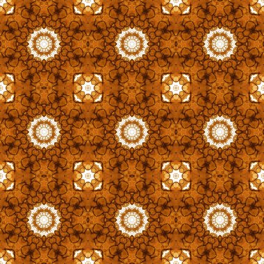 Seamless pattern. Geometric pattern for printing and decoration. Kaleidoscope texture