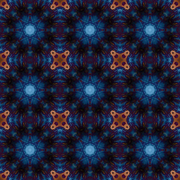 Seamless Pattern Geometric Pattern Printing Decoration Kaleidoscope Texture — Stockfoto