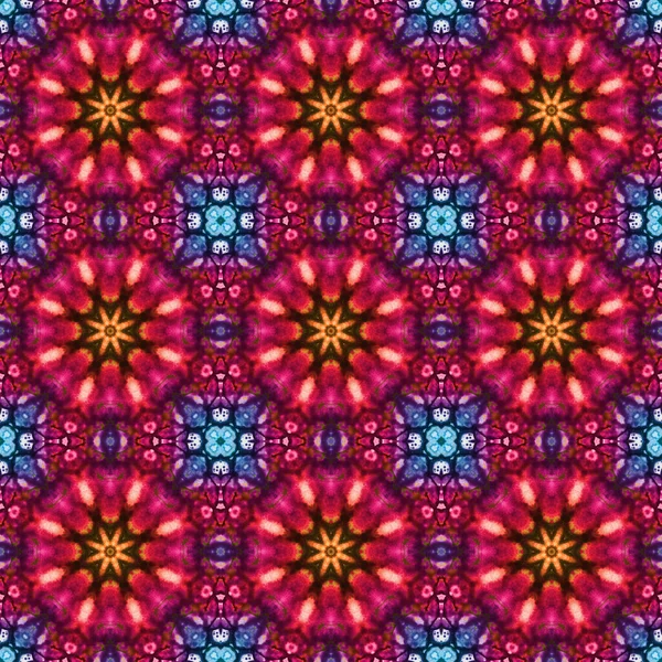 Seamless Pattern Geometric Pattern Printing Decoration Kaleidoscope Texture — Stock Photo, Image