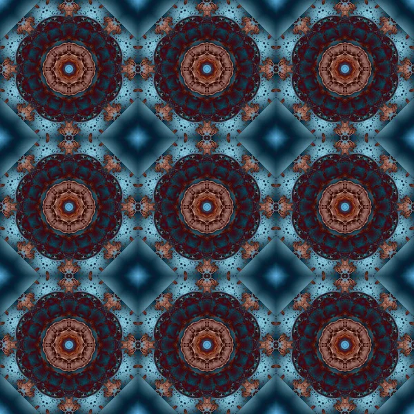 Seamless Pattern Geometric Pattern Printing Decoration Kaleidoscope Texture — Stock fotografie