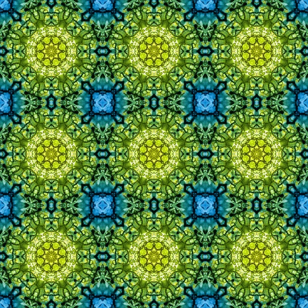 Seamless Pattern Geometric Pattern Printing Decoration Kaleidoscope Texture — Foto Stock