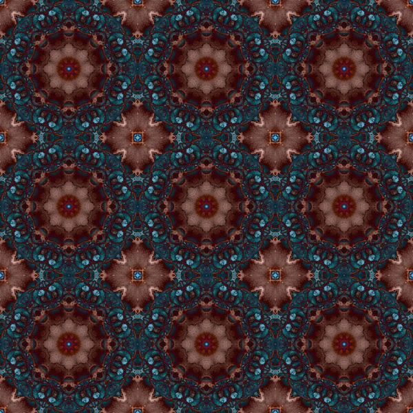 Seamless Pattern Geometric Pattern Printing Decoration Kaleidoscope Texture —  Fotos de Stock