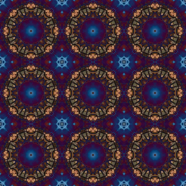 Seamless Pattern Geometric Pattern Printing Decoration Kaleidoscope Texture — Zdjęcie stockowe