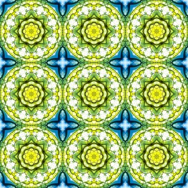 Kusursuz desen. Baskı ve dekorasyon için geometrik desen. Kaleydoskop dokusu