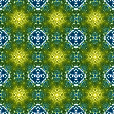 Kusursuz desen. Baskı ve dekorasyon için geometrik desen. Kaleydoskop dokusu