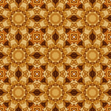 Kusursuz desen. Baskı ve dekorasyon için geometrik desen. Kaleydoskop dokusu