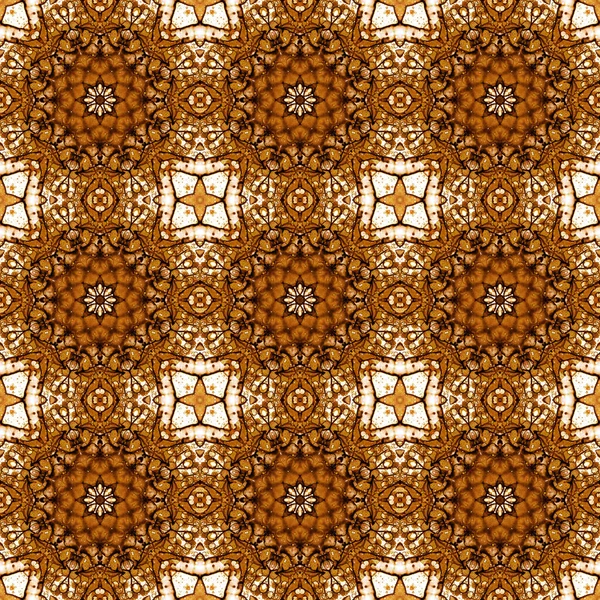 Seamless Pattern Geometric Pattern Printing Decoration Kaleidoscope Texture — Stockfoto