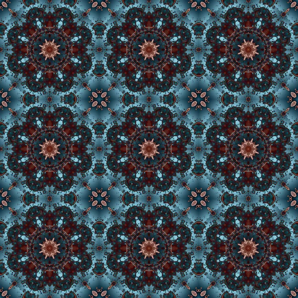 Seamless Pattern Geometric Pattern Printing Decoration Kaleidoscope Texture — Stock fotografie