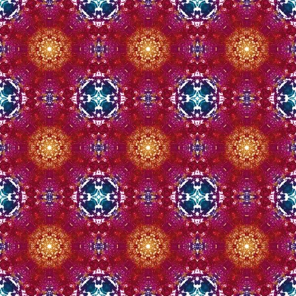 Seamless Pattern Geometric Pattern Printing Decoration Kaleidoscope Texture — Stock Photo, Image